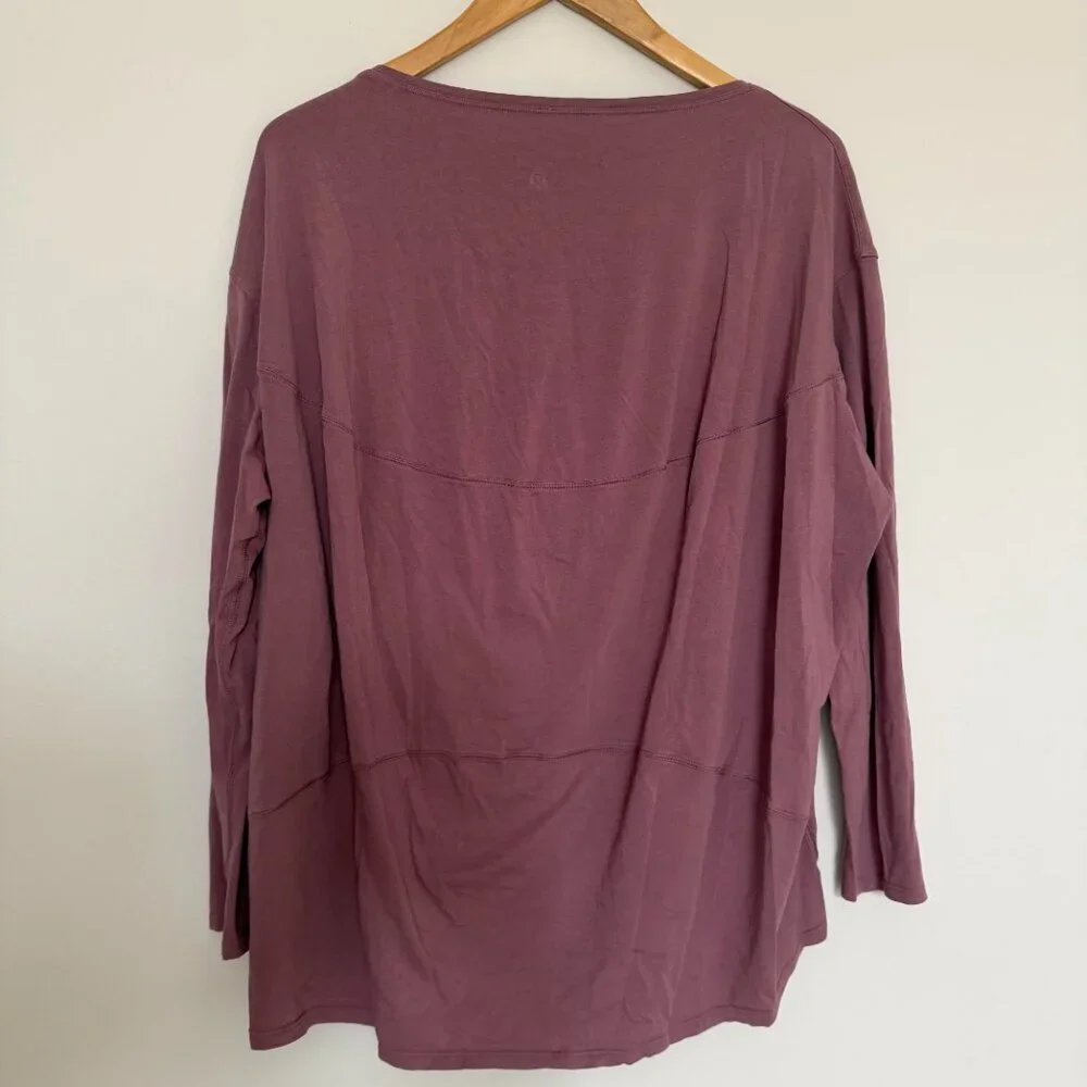 Lululemon Back in Action Long Sleeve Shirt Relaxed Activewear Athleisure